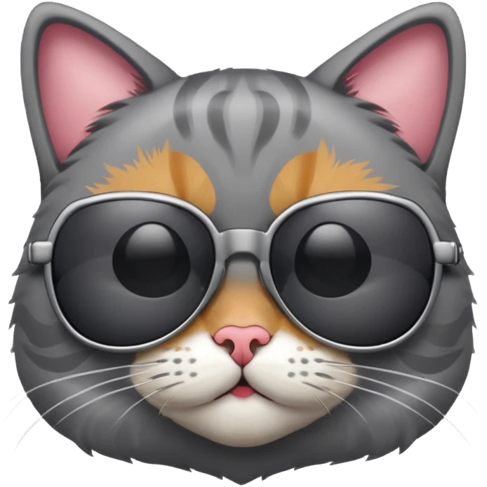 Cat wearing sunglasses emoji