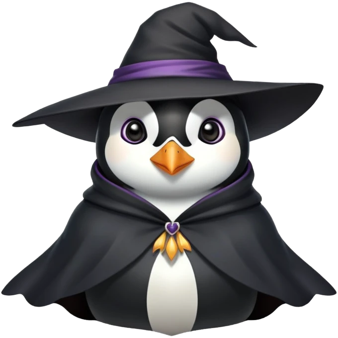 Pingouin witch  emoji