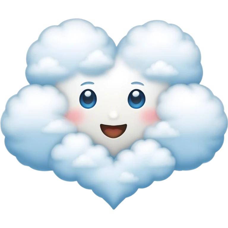 Cloud and heart emoji