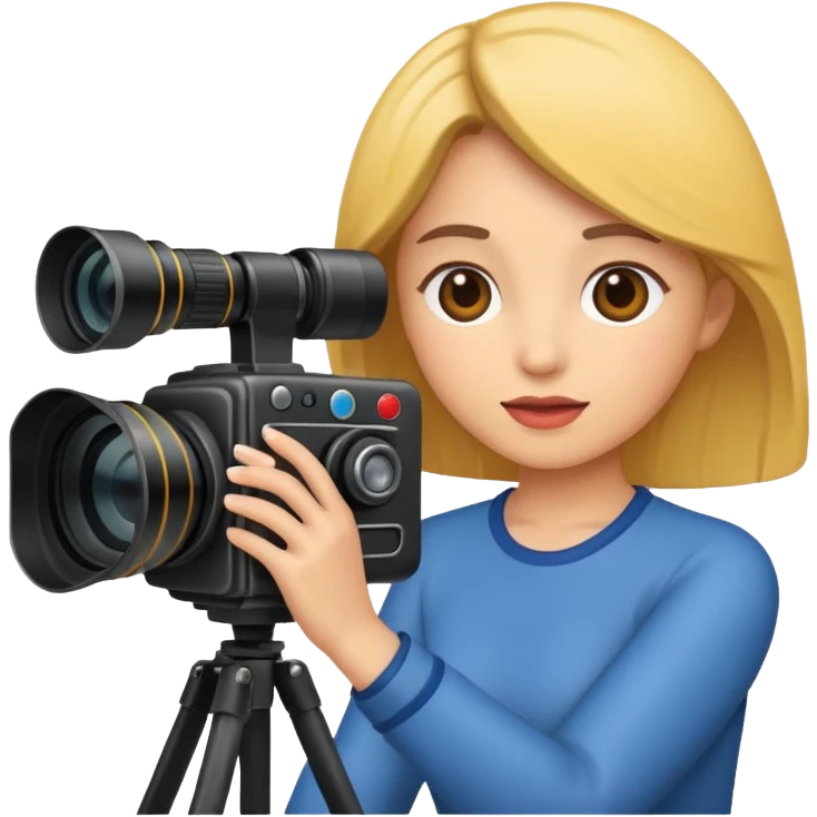woman making film emoji