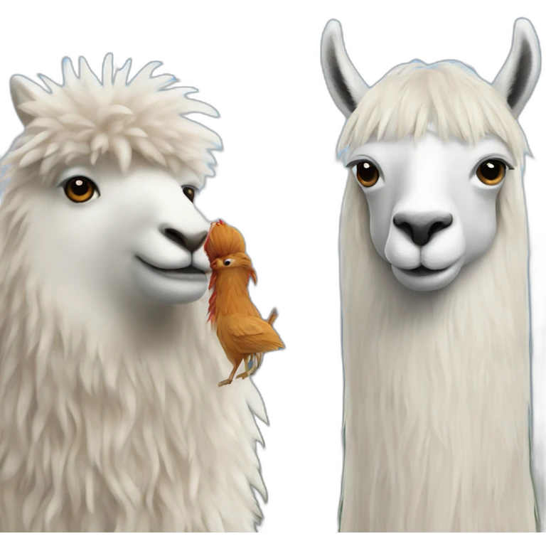 clipper meets lama emoji