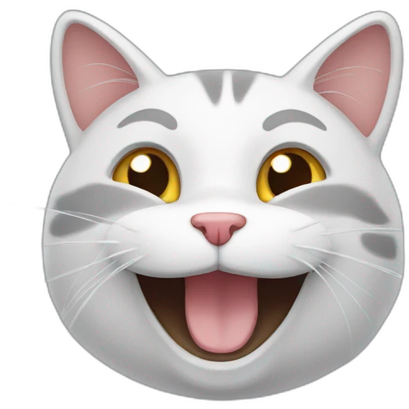 Happy cat emoji