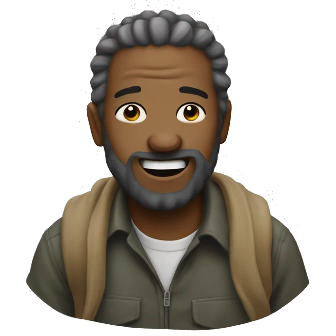 homeless brushing teeeth emoji