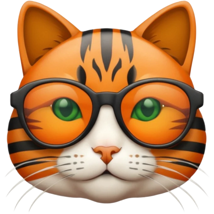 Cat wearing sunglasses emoji