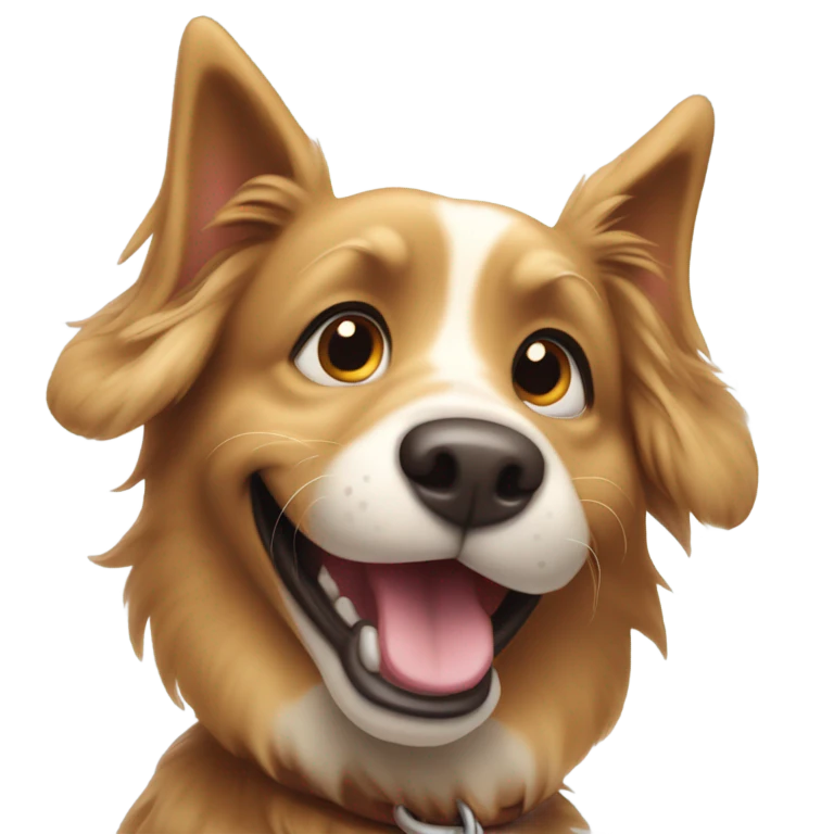 happy dog emoji
