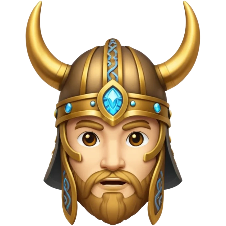magic viking helmet emoji