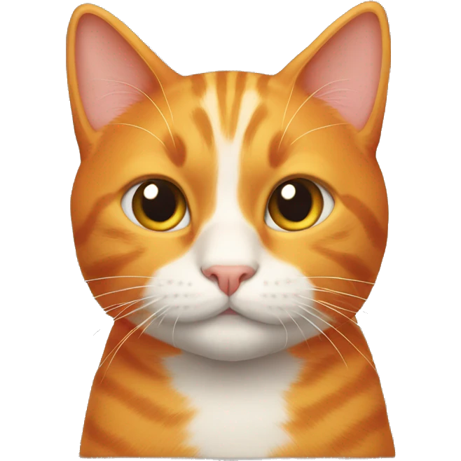 Orange cat emoji
