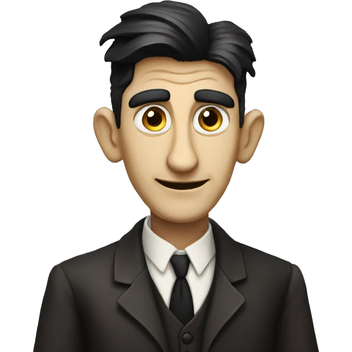 Franz Kafka with thumbs up emoji