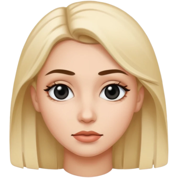 Woman with blackeye emoji