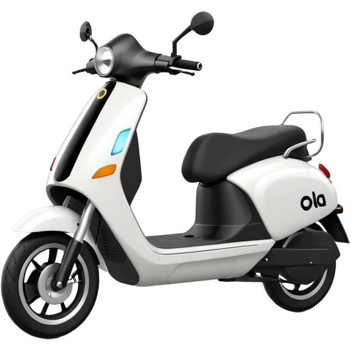 Make a emoji of a electric scooter white and black colour named ola emoji