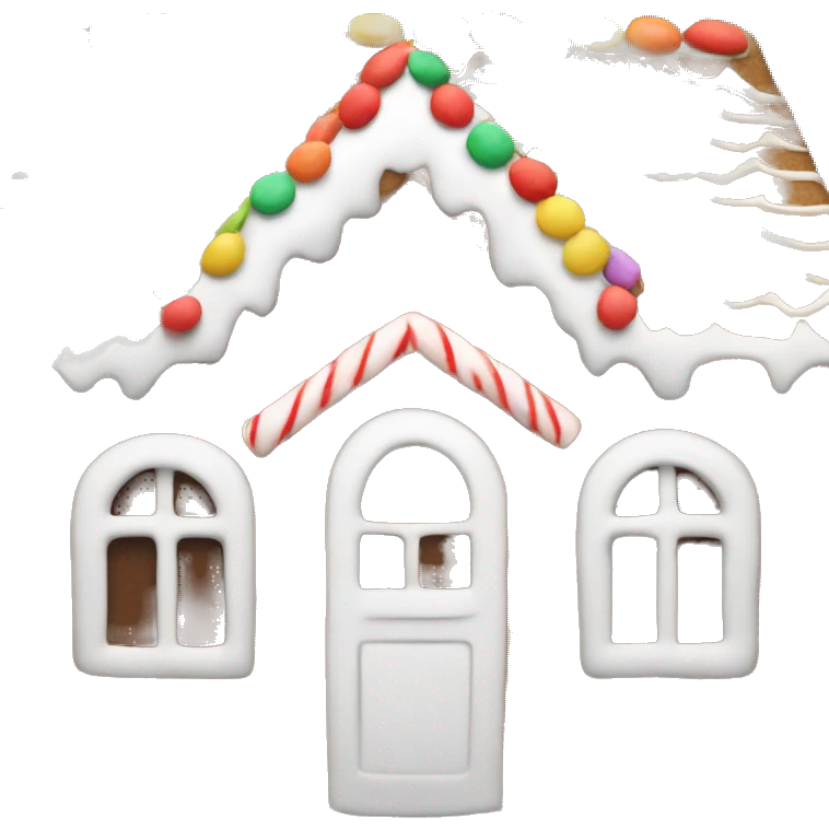 gingerbread house emoji