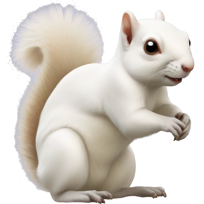 albino squirrel emoji