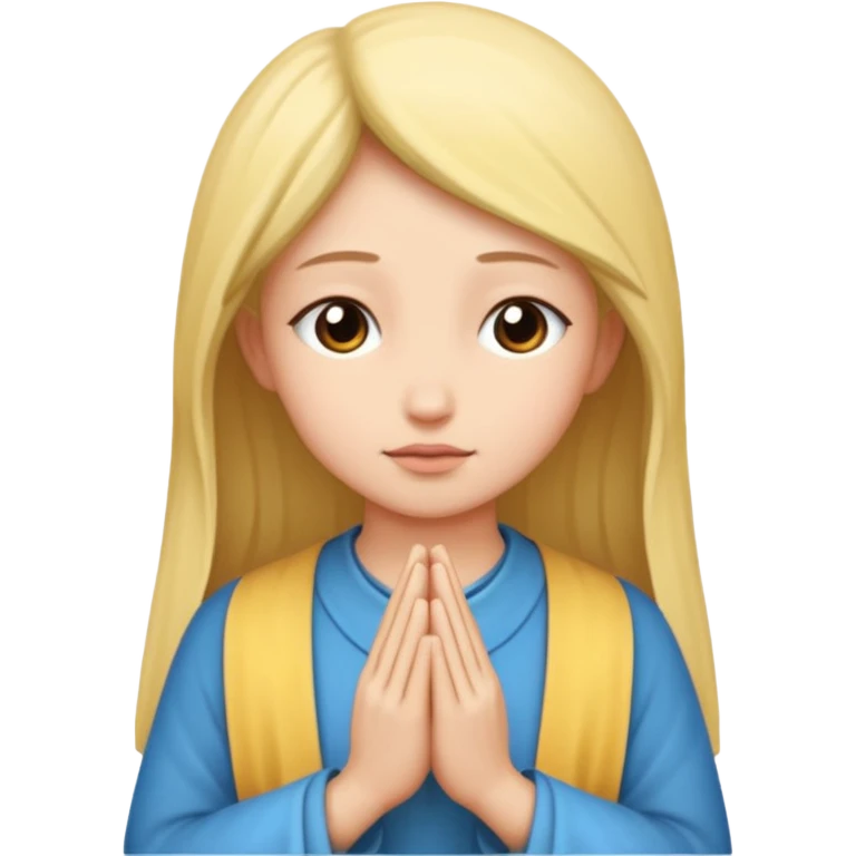 Mara prays (skyrim) sticker, white background emoji