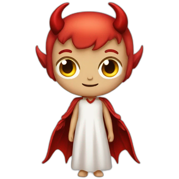 Diable sur ange emoji
