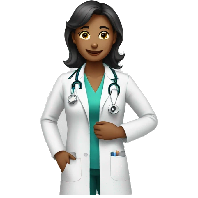 A women doctor funny emoji