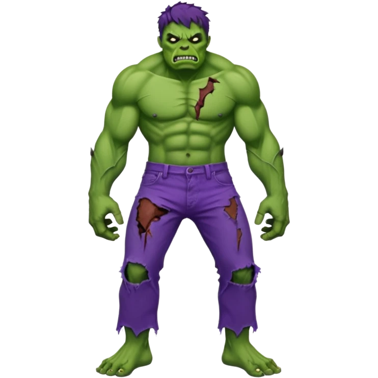 Zombie hulk emoji