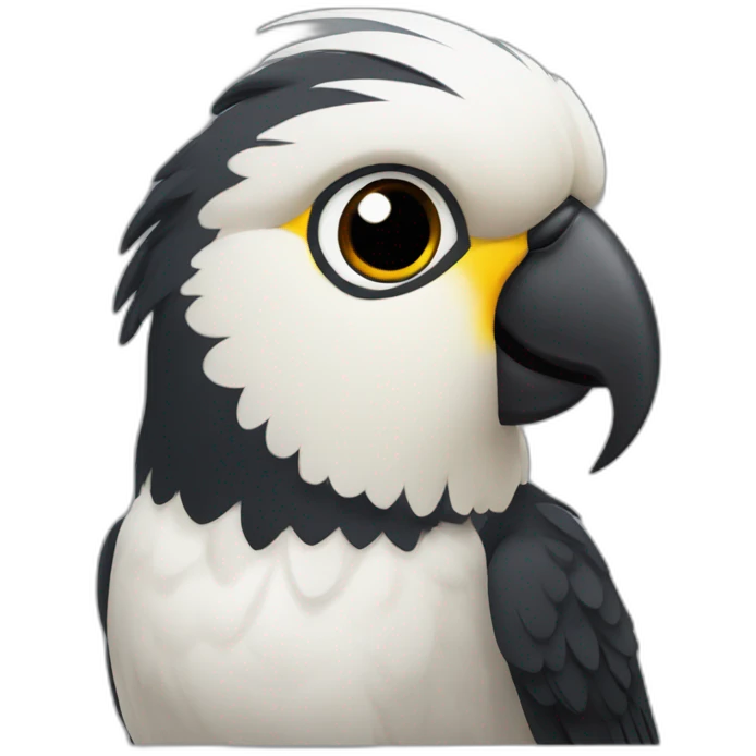 Black russian cockatil emoji