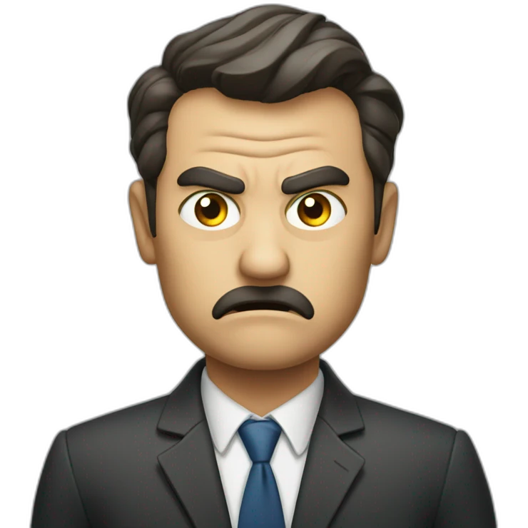 Bureaucrat angry emoji