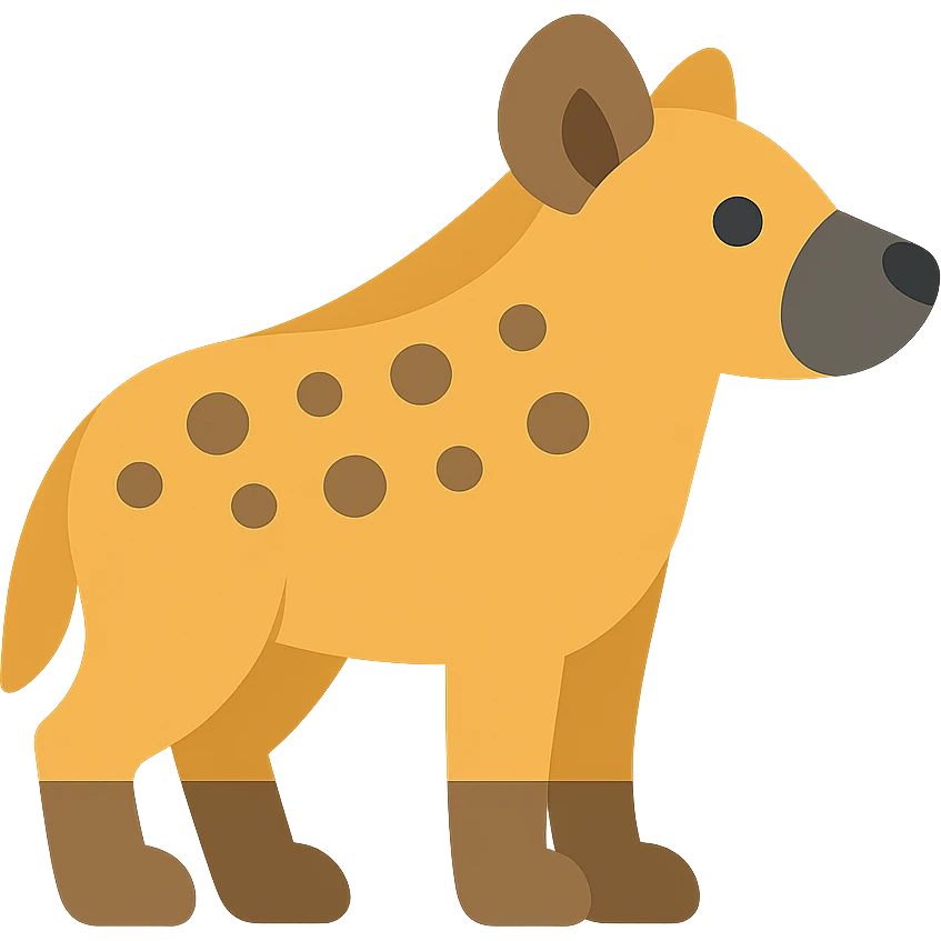 Hyena emoji