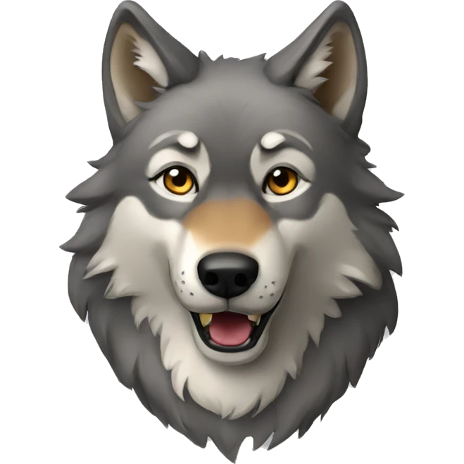 Wolf emoji