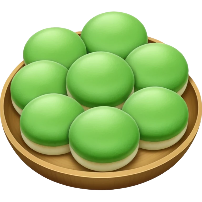 green Mochi emoji
