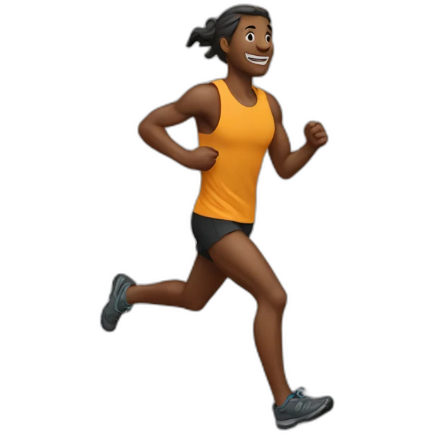 trail runner emoji