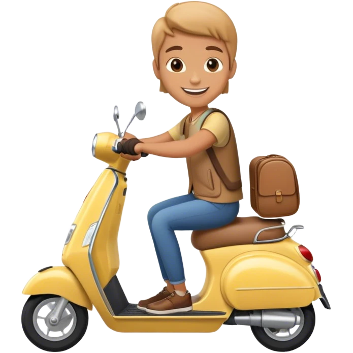 riding a scooter emoji