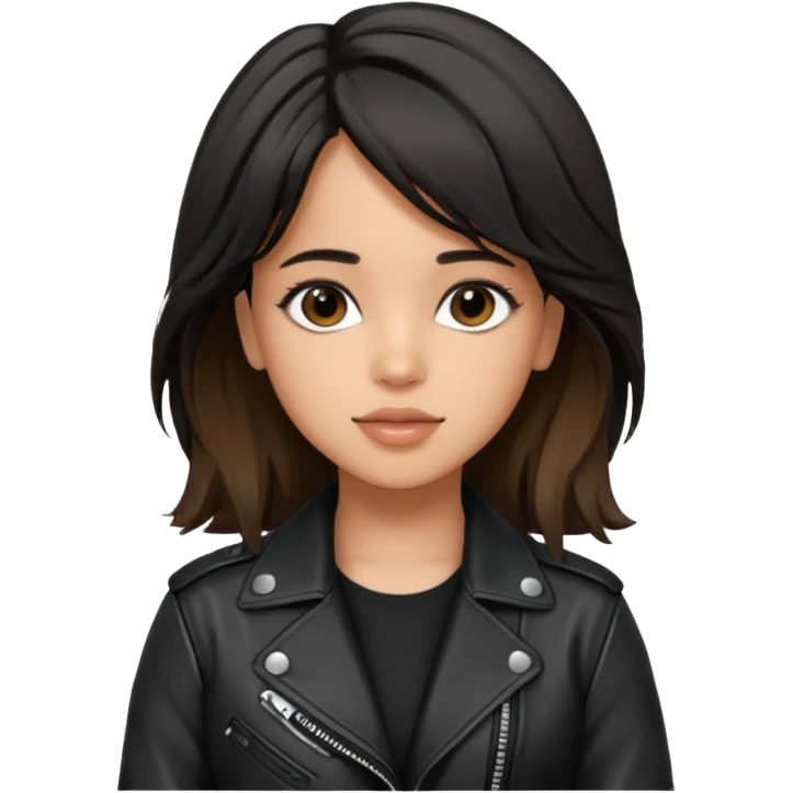 camila cabello wear leather jacket emoji