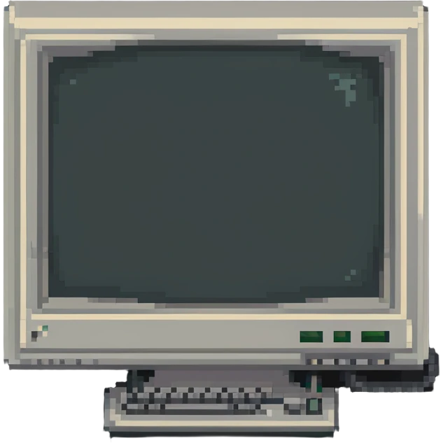 Old computer monitor emoji