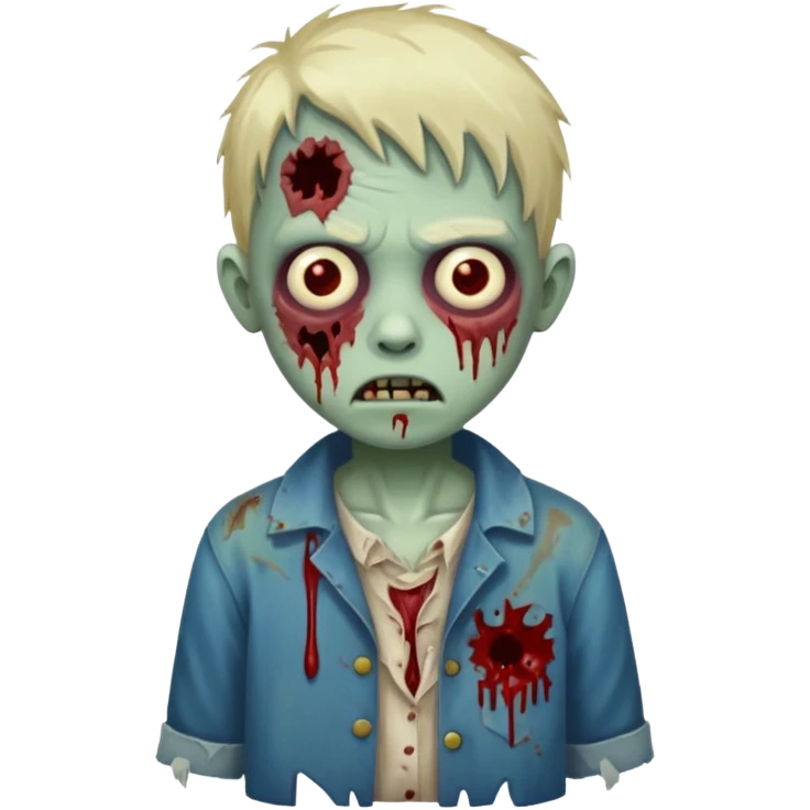 Kid zombie emoji