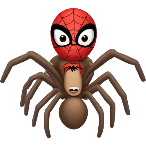 Monkey spider man emoji