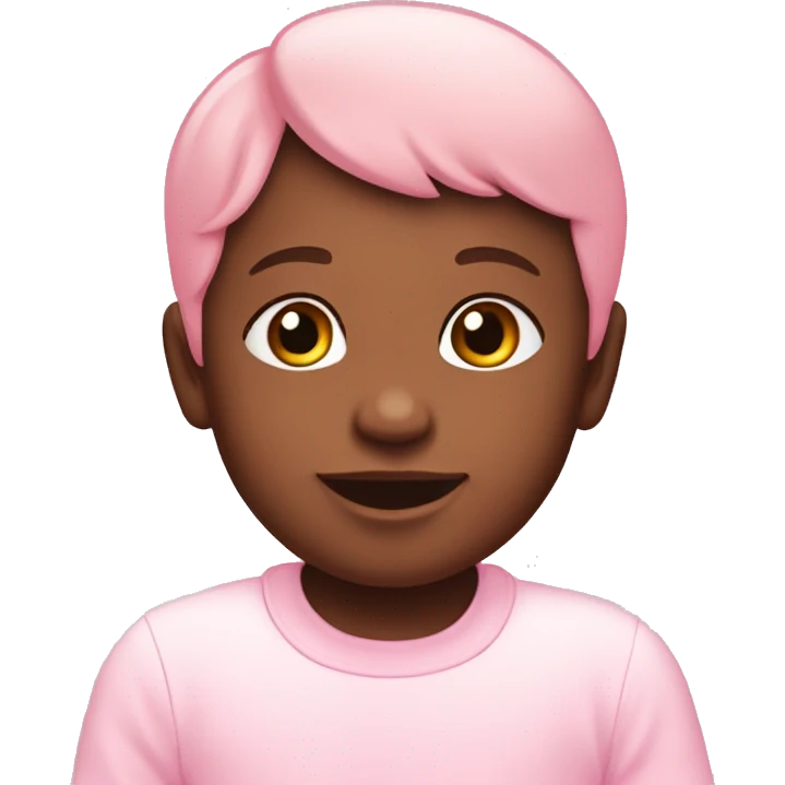 baby pink no minimum purchase logo emoji