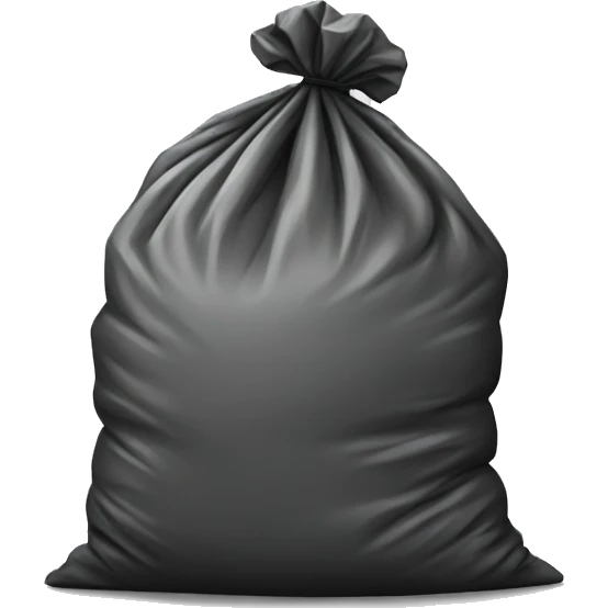 rubbish bag emoji