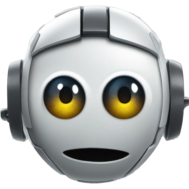 Robot ojos cerrados emoji