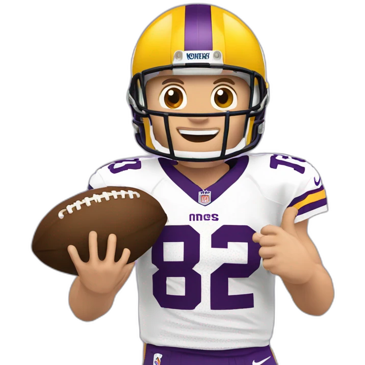 kirk cousins holding eggplant emoji