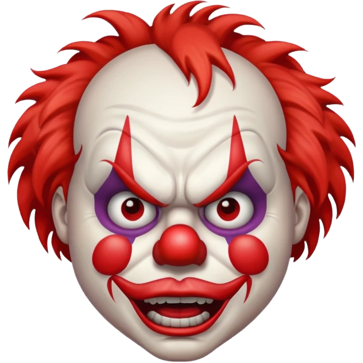 Angry clown emoji