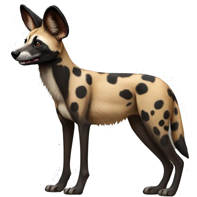 african wild dog emoji