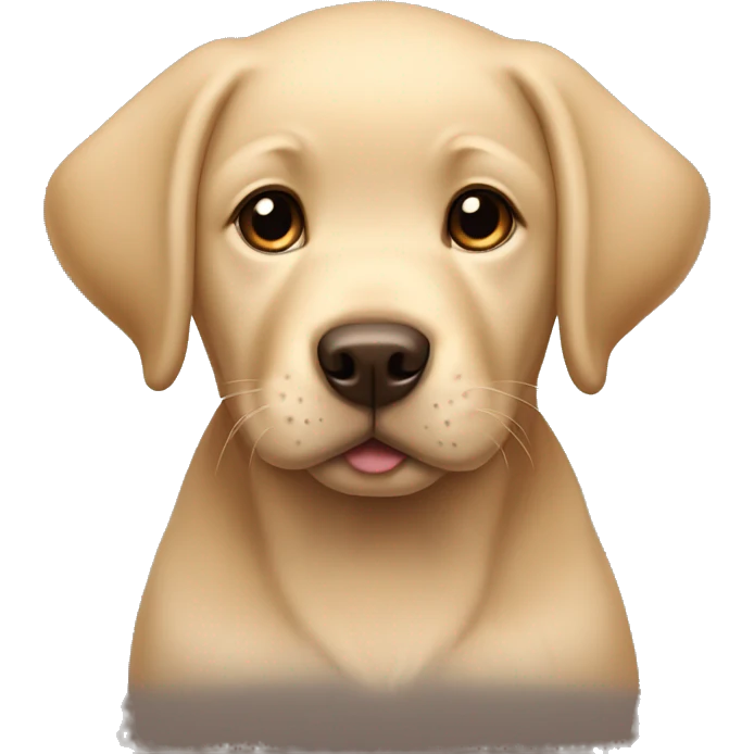 Labrador puppy emoji
