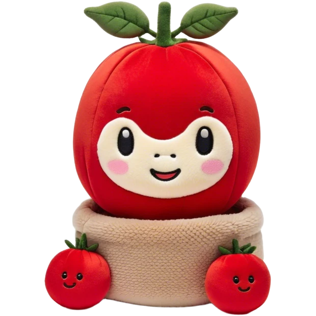Jellycat tomato amuseables plush emoji