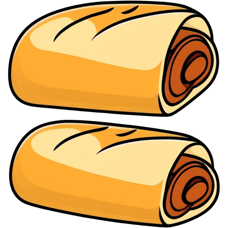 Sausage roll  emoji