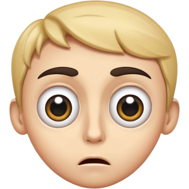 Face looking to the side with wide eyes and low mouth with raised eyebrows (the viral face for this is a bad idea, but we’re totally gonna do it together anyway) emoji