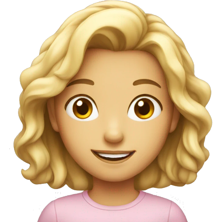 smiling girl emoji