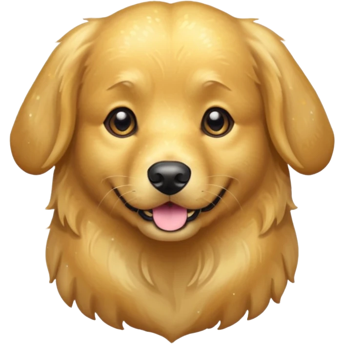 glittery dog sweet emoji