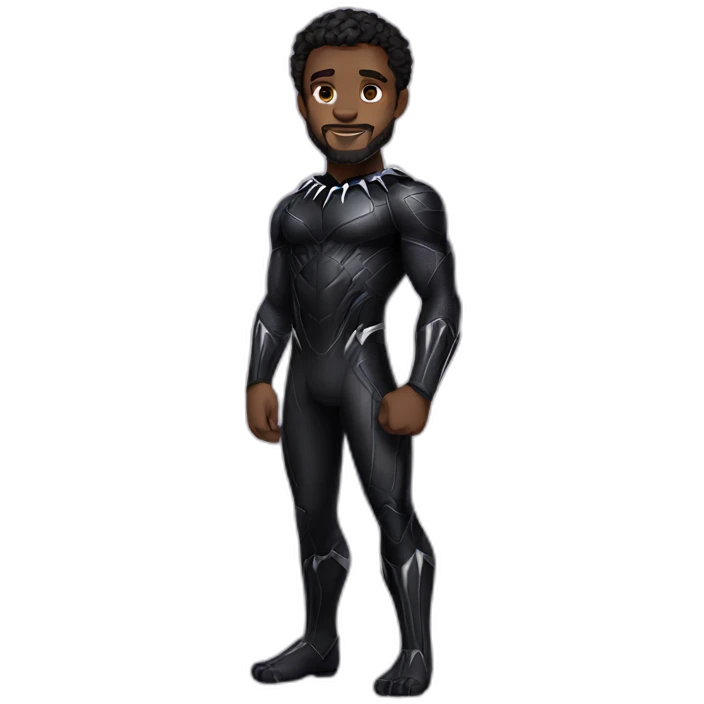 disney black panther full body emoji