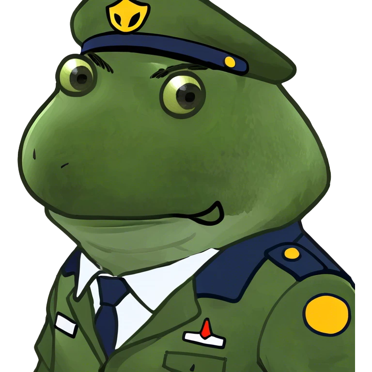 bufo dressed as pilot emoji