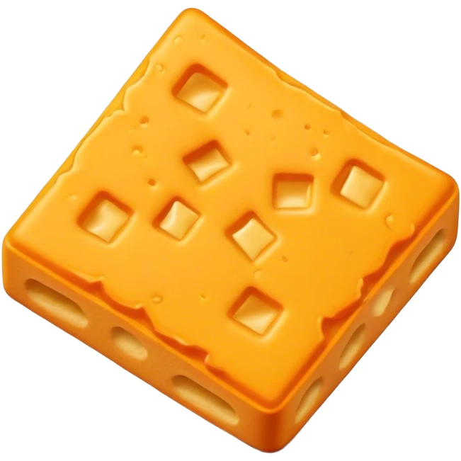 Orange cheez-it cracked  emoji