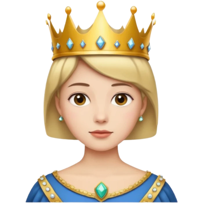 short hair royal emoji