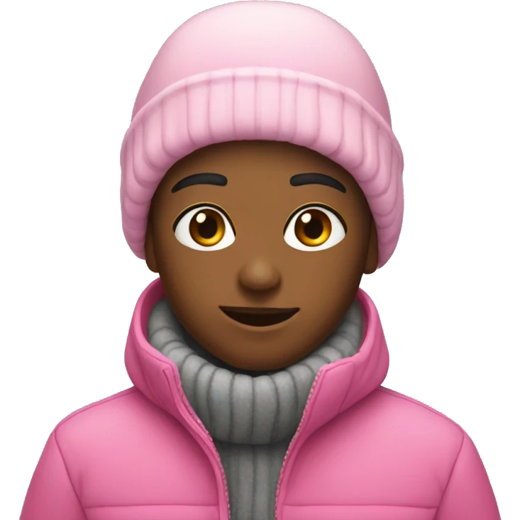 winter pink emoji