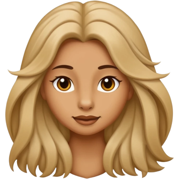 female animal with long hair emoji