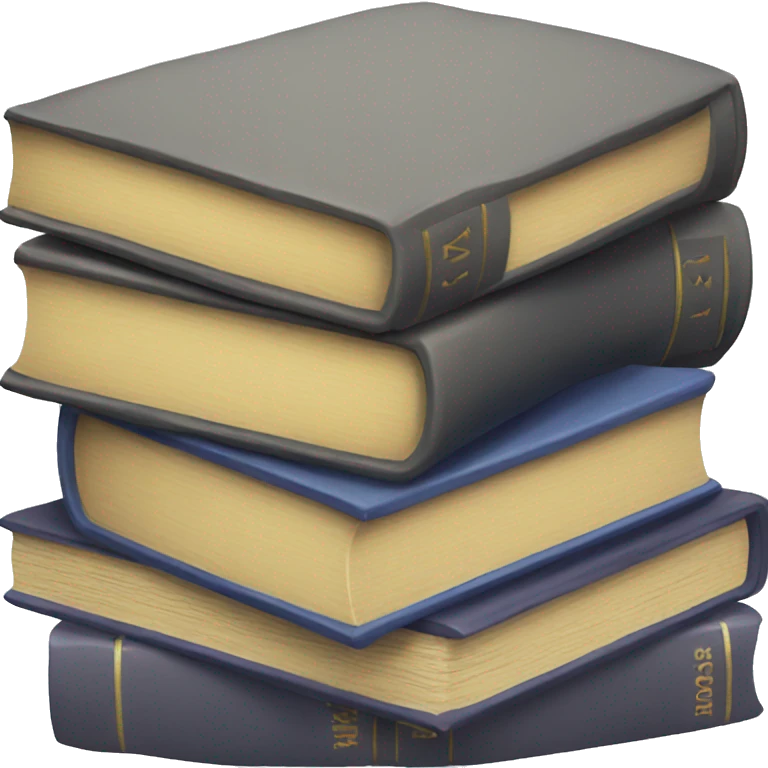 Stack of books emoji
